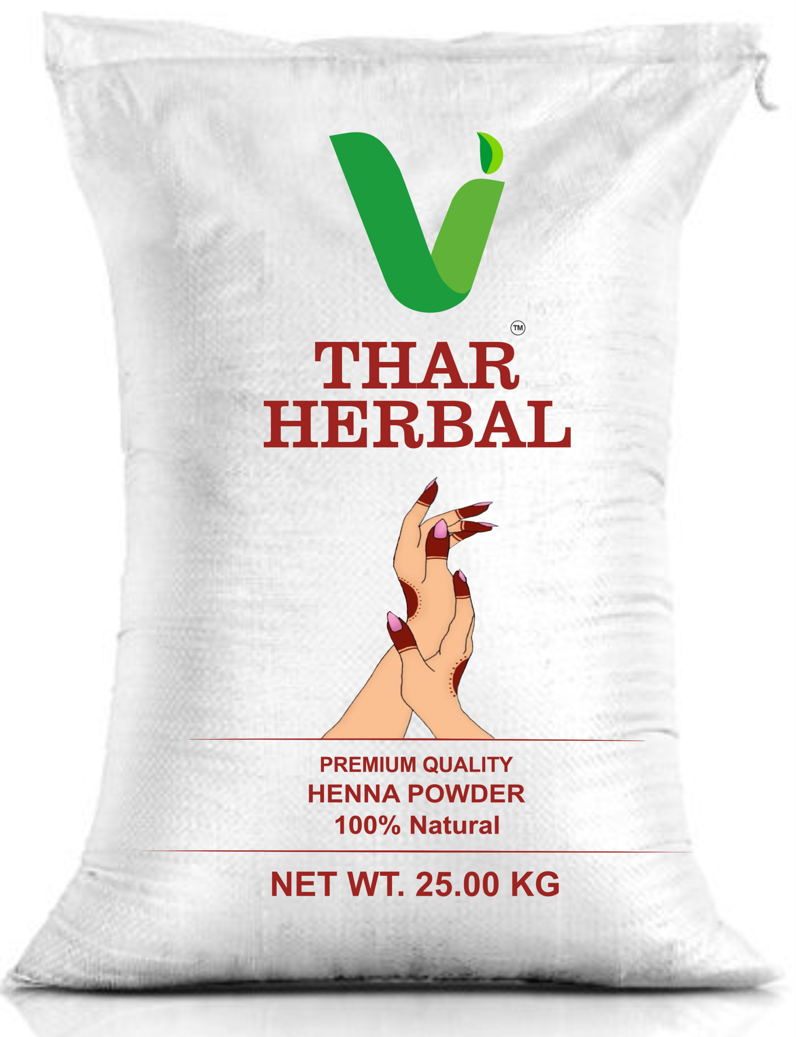 HENNA POWDER 25 KG BAG